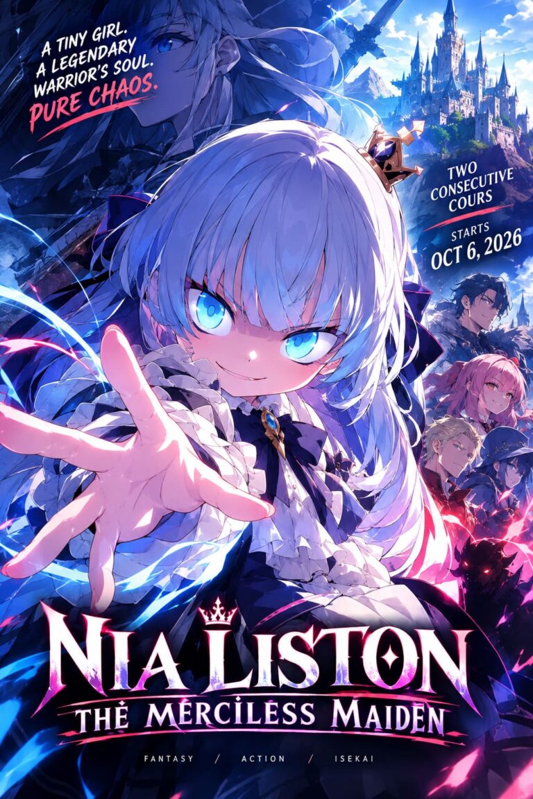 Nia Liston: The Merciless Maiden Anime Unveils New New Trailer, Two-Cour Run, and Release Date
