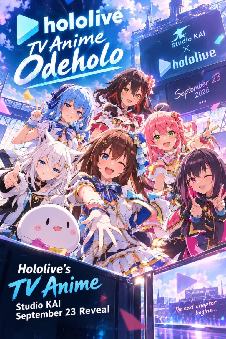 Hololive TV Anime Odeholo Announced: Studio KAI Production, September 23 Reveal, and Fan Expectations Hololive TV Anime Odeholo Announced: Studio KAI Production, September 23 Reveal, and Fan Expectations