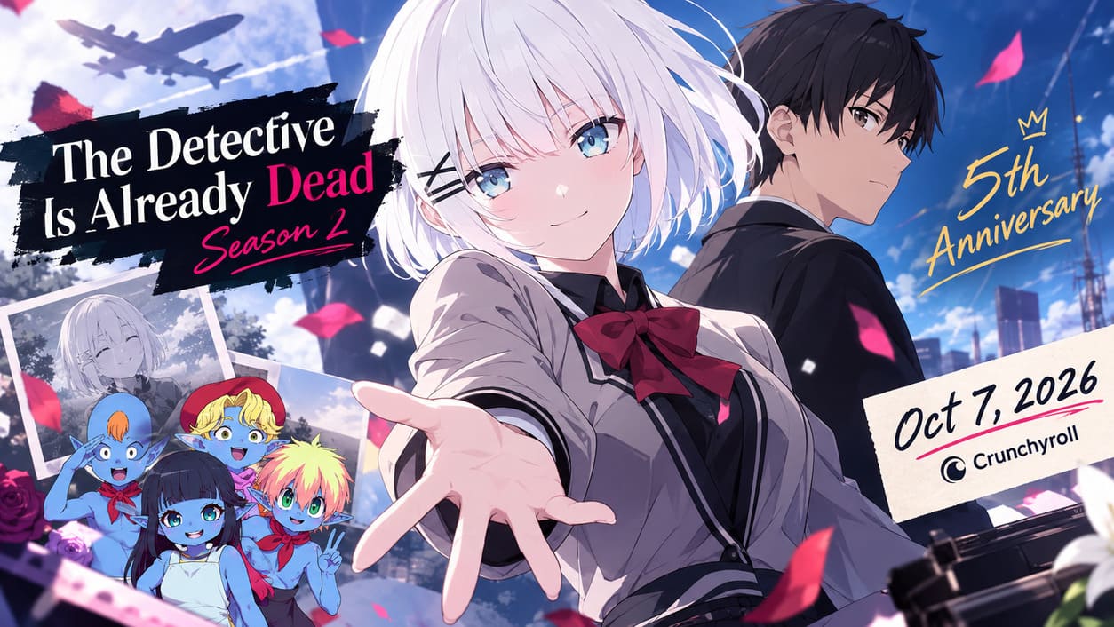 The Detective Is Already Dead Season 2 Release Date, 5th Anniversary Visual, and What to Expect The Detective Is Already Dead Season 2 Release Date, 5th Anniversary Visual, and What to Expect