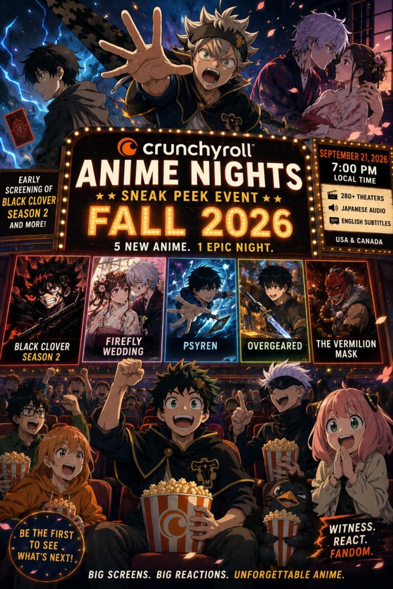 Black Clover Season 2 Gets Early September Screening at Crunchyroll Anime Nights Alongside Firefly Wedding and More Black Clover Season 2 Gets Early September Screening at Crunchyroll Anime Nights Alongside Firefly Wedding and More