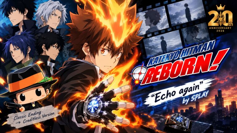 Katekyo Hitman Reborn Releases Creditless Third Anime Ending Featuring Echo Again by SPLAY Amid 20th Anniversary Revival Buzz Katekyo Hitman Reborn Releases Creditless Third Anime Ending Featuring Echo Again by SPLAY Amid 20th Anniversary Revival Buzz