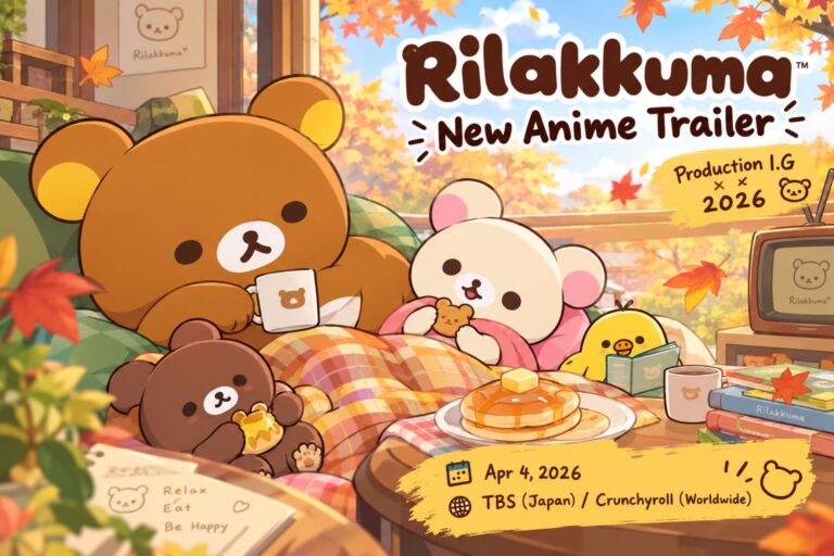 New Rilakkuma Anime Trailer Production IG Studio Release Date Cast Details
