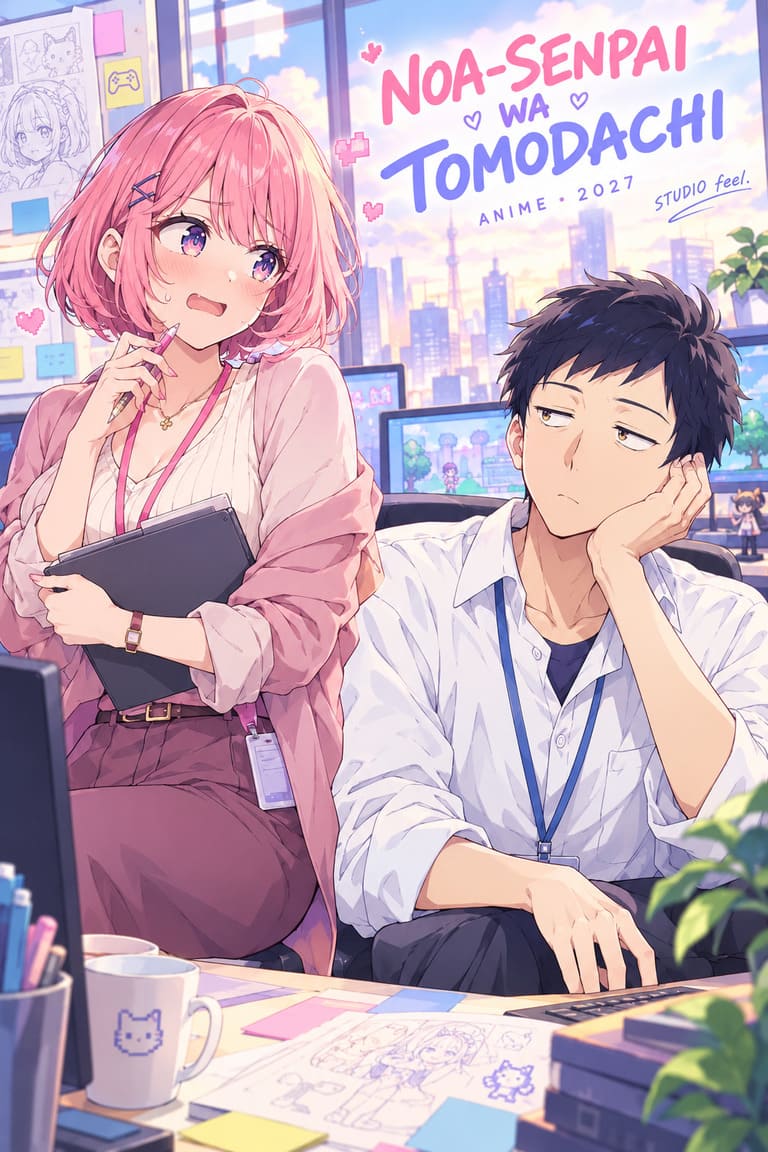 Noa-senpai wa Tomodachi Anime 2027 Release Date, Studio feel., and Cast Revealed Noa-senpai wa Tomodachi Anime 2027 Release Date, Studio feel., and Cast Revealed