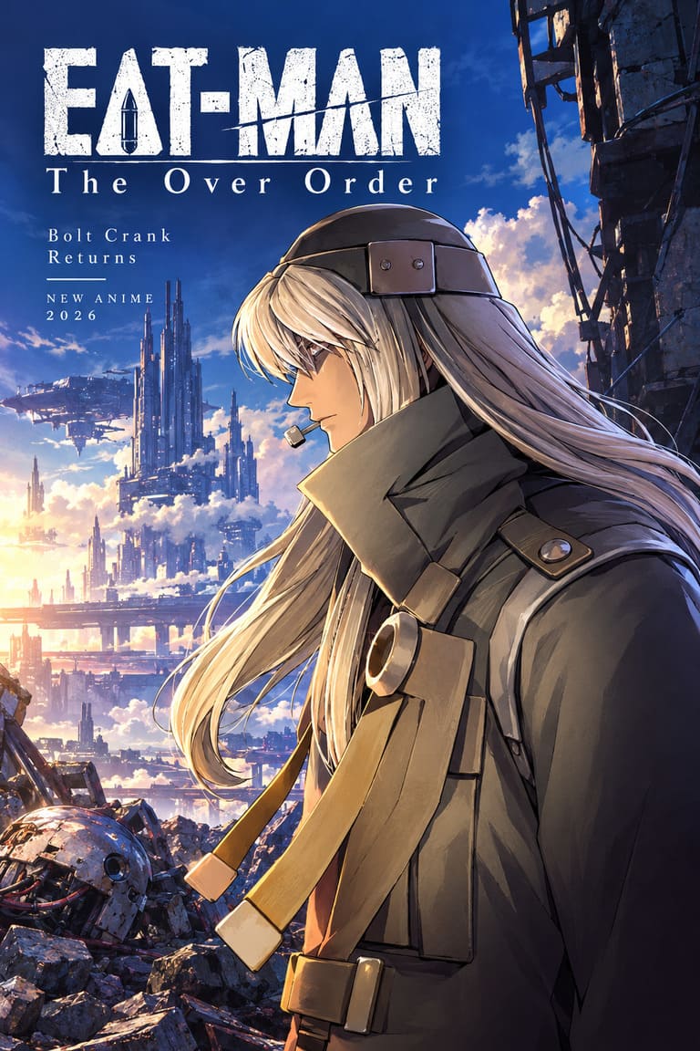 EAT-MAN The Over Order Anime Reveals New Teaser Visual: Return of Bolt Crank Confirmed