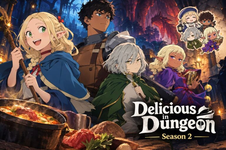 Delicious in Dungeon Season 2 Unveils New Character Visuals for Returning Cast