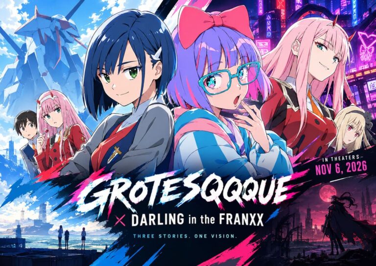 GROTESQQQUE Anime Film Reveals Stunning Darling in the FRANXX Collaboration Art Ahead of Release