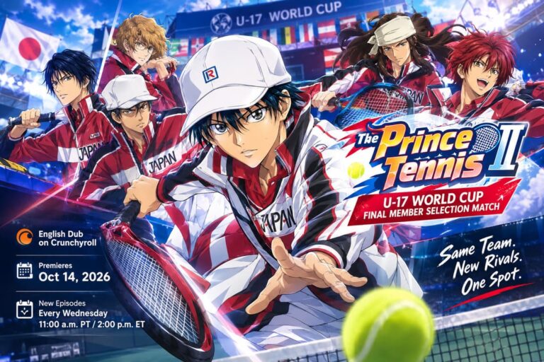 The Prince of Tennis II U-17 World Cup Final Member Selection Match English Dub Streaming on Crunchyroll: Release Schedule, Cast, and Plot Details